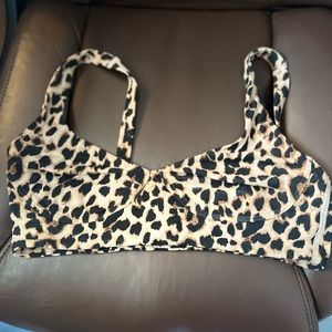 Victoria’s Secret Leppard Print Bralette. Size XL